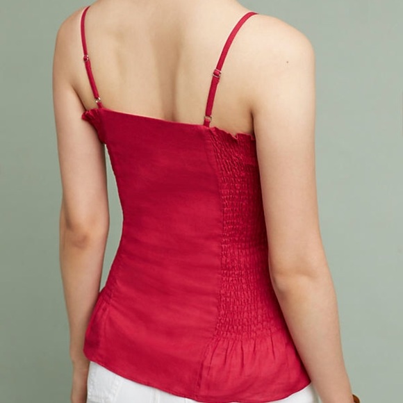•Anthropologie• Maeve Fitted Peplum Tank Top - Picture 4 of 4